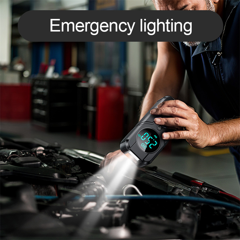 Pompe à Air Portable 3 en 1 + Démarreur de Batterie + Power Bank – Image 5